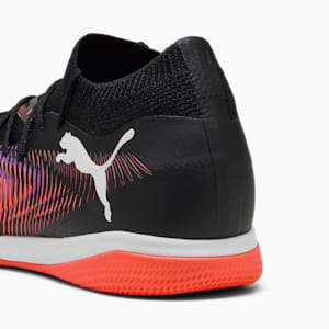 Chaussures de soccer pour l’entraînement en salle FUTURE 8 MATCH Homme, PUMA Black-PUMA White-Glowing Red, extralarge